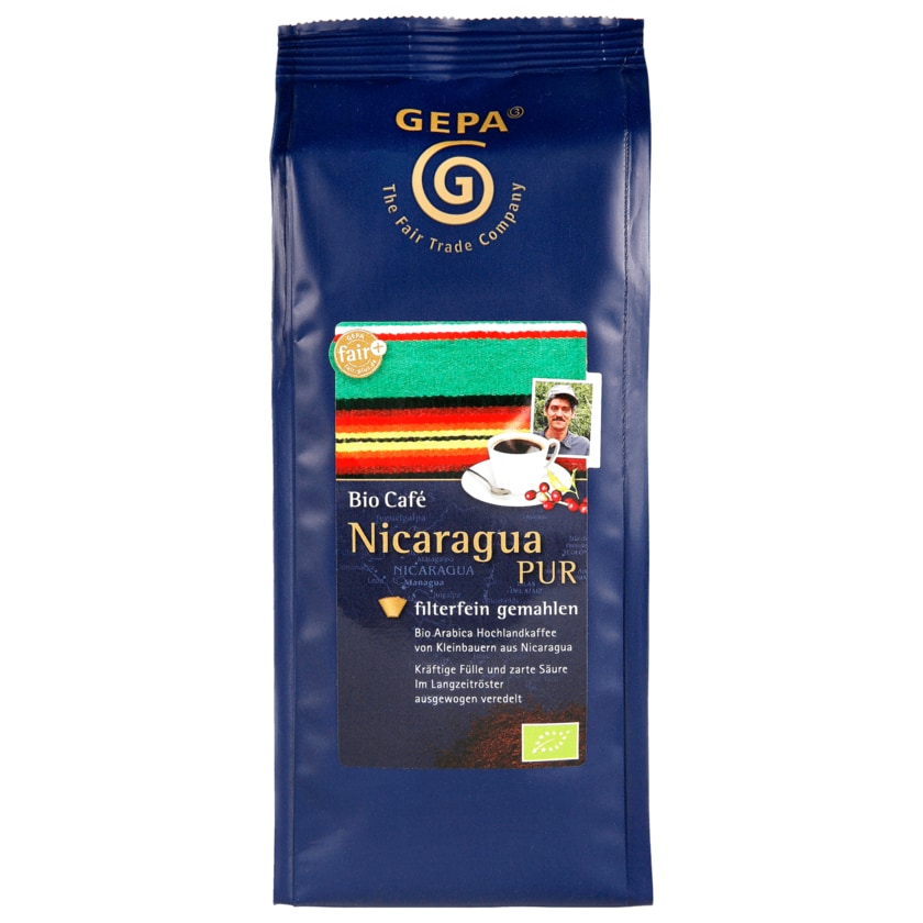 Gepa Bio Kaffee Nicaragua pur 250g